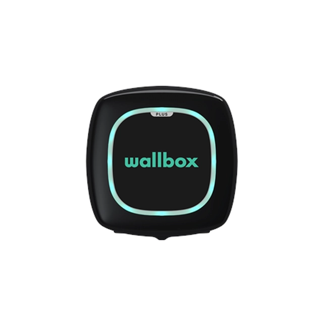 Wallbox | Polnilnik za električna vozila Pulsar Plus, kabel merilnika 7 Vrsta 2 | 22 kW | Izhod | A| Wi-Fi, Bluetooth | Kompaktna in zmogljiva EV polnilna postaja - manjša od opekača kruha, lažja od prenosnega računalnika Povežite polnilnik s katero koli pametno napravo prek Wi-Fi o