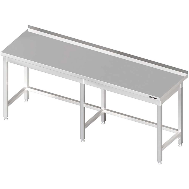 Wandtisch ohne Ablage 2600x700x850 mm geschweißt