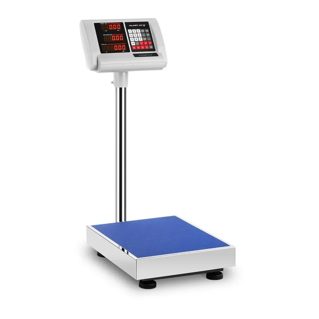 Warehouse platform scale counting 30x40cm power supply + battery 100kg / 10g