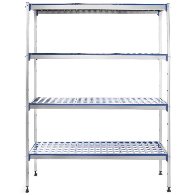 Warehouse rack 1280x405x1685, 4 shelves | Hendi 812273