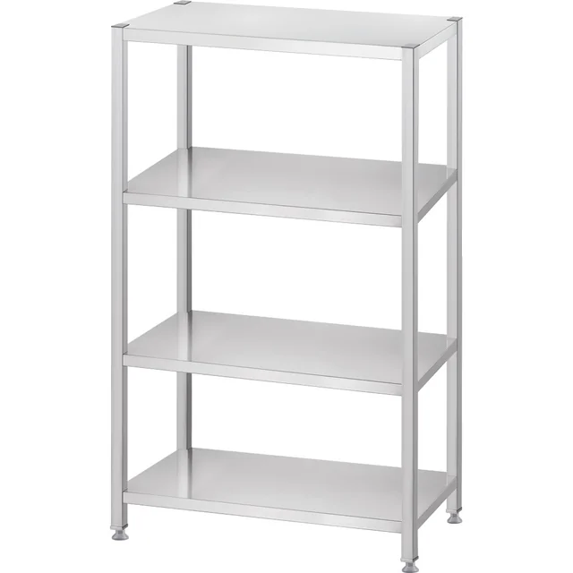 Warehouse rack, full shelves 1000x600x1800 mm screwed Gredil