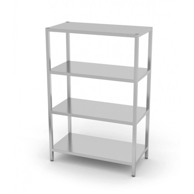 Warehouse shelf, 4 full shelves 1000 x 400 x 1800 mm POLGAST 334104 334104