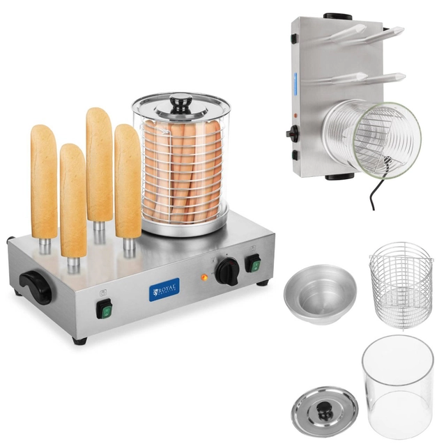 Warmwasserbereiter für Würstchen und Brötchen HOT DOG 2 x 300W