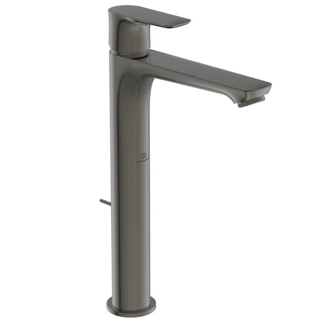 Wash basin faucet Ideal Standard Connect Air, magnetic grey, high, with bottom valve