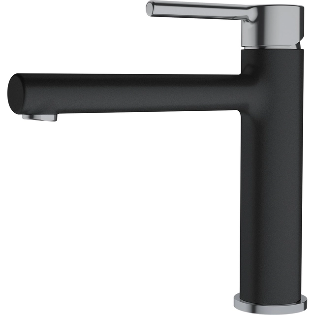 Washbasin faucet Franke Centro, without pull-out shower, chrome / onyx