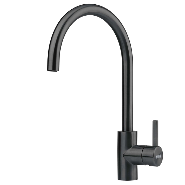 Washbasin faucet Franke Eos-Neo, without pull-out shower, industrial black