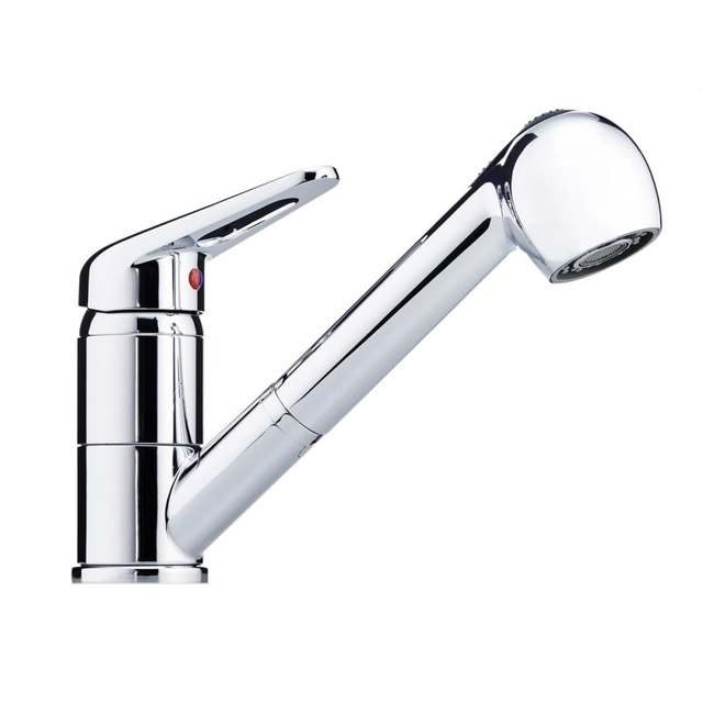 Washbasin faucet Franke Novara, PLUS with pull-out shower, Chrome