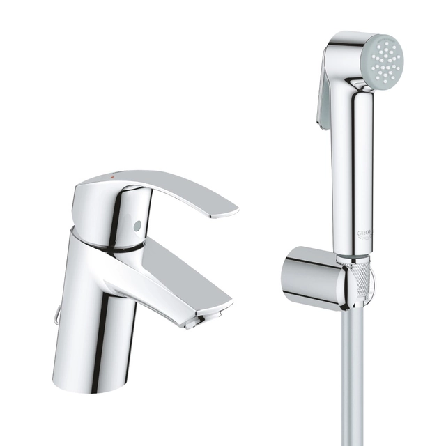 Washbasin faucet Grohe Eurosmart New, S-size, with Bidetta shower