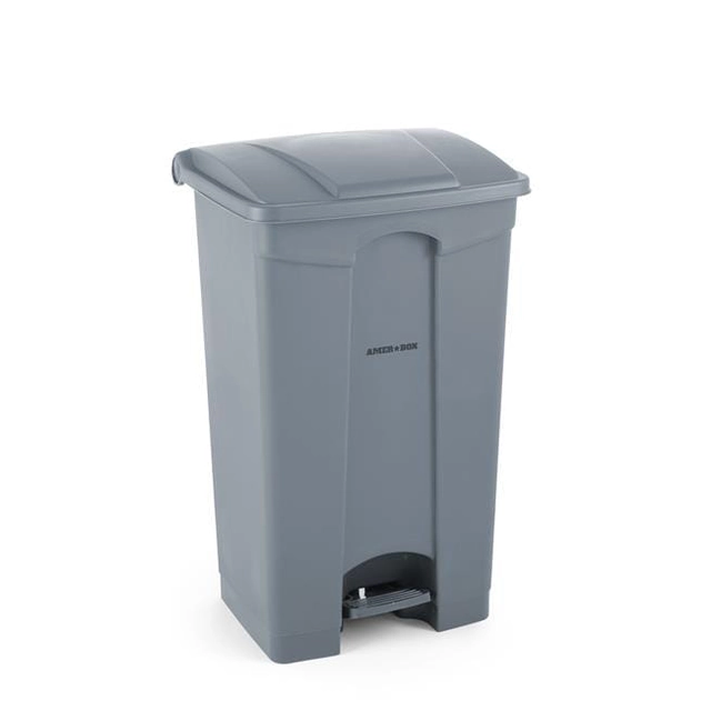 Waste bin with pedal | 87L | 604 x 412 x (H) 820 mm