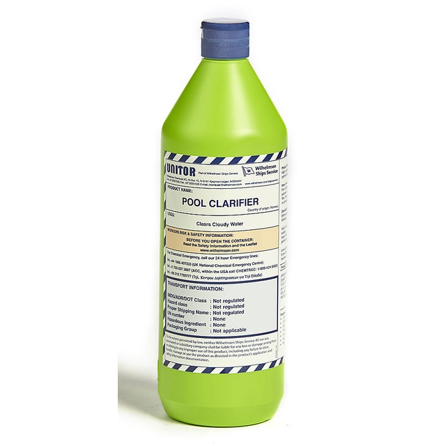 Water cleaner in swimming pools 1L (SPA.POOL CLARIFIER 12 X 1 LTR)