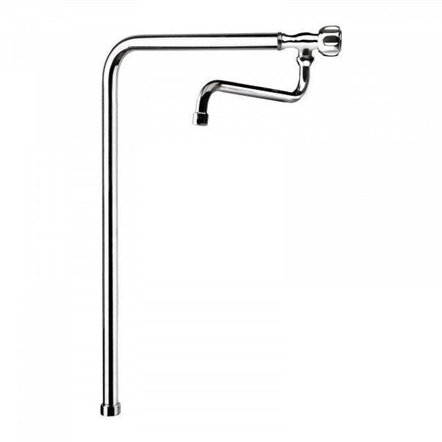 Water column - tap 220 mm long - height 650 mm - chrome-plated brass MONOLOTH 10360021 MO-TA-22