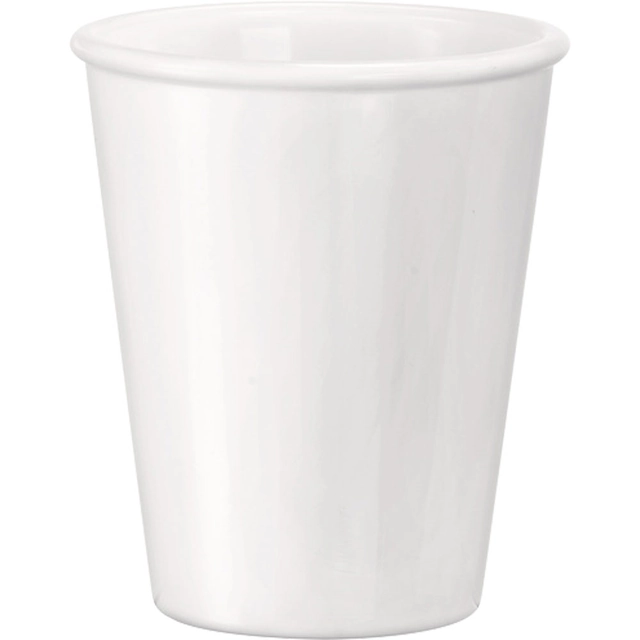 Water cup, juice without handle, Aromateca, white, V 0.215 l