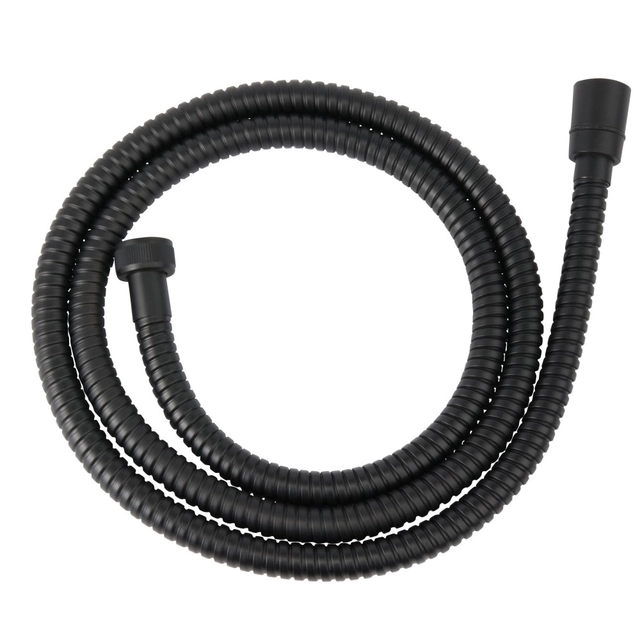 Wąż prysznicowy Ferro, W33, czarny, metal
