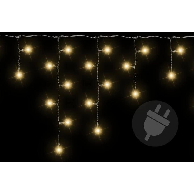 Weihnachtslichtregen - 5 m, 144 LED, warmweiß