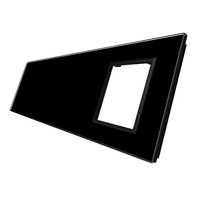 WELAIK háromrétegű üveglap 0+0+zás - fekete
