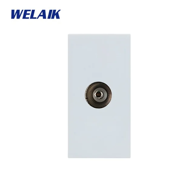 WELAIK prise semi-module TV -1 blanc