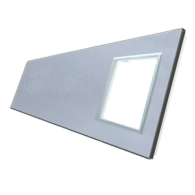 WELAIK triple glass panel 0+0+zás - gray