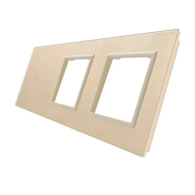 WELAIK trojnásobný sklenený panel 0+zás+zás- ivory creme