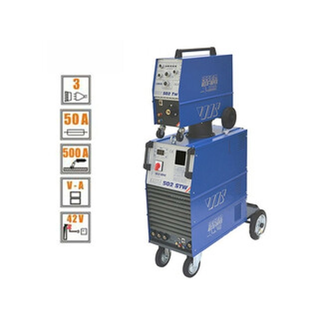 Weldi MIG 502 STW consumable electrode shielding gas transformer welder 40 - 520 A | 400 V