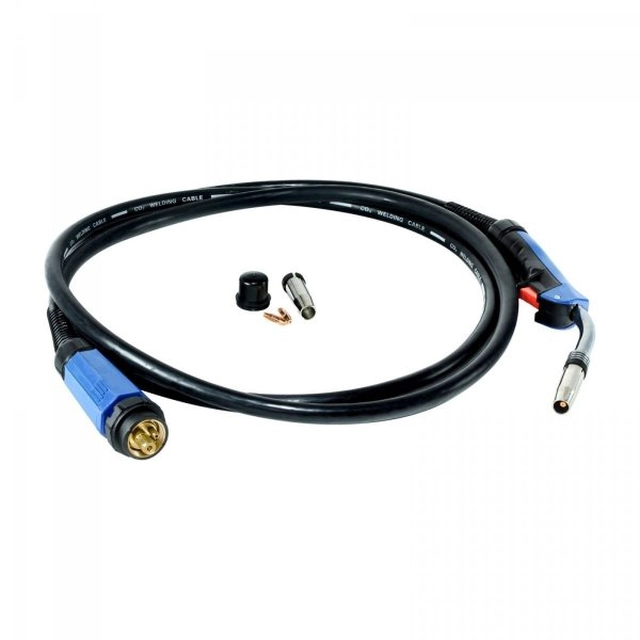 Welding cable with MIG torch - 4 m SPARE PARTS 19000635 MIG TORCH WITH CABLE for S-MIG 250