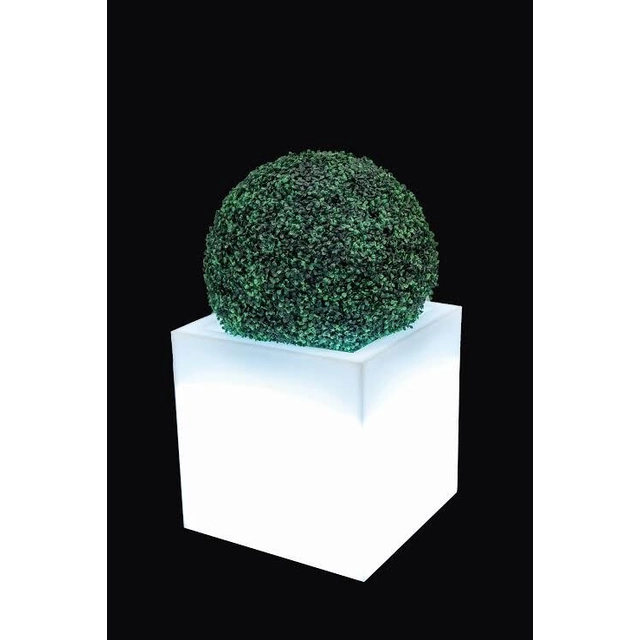 White Pixel Pot with lighting