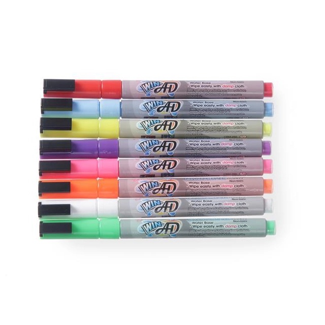 Whiteboard markers - narrow tip