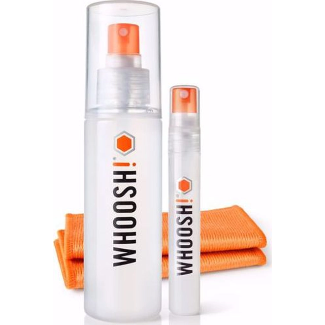 Whoosh GO képernyőtisztító spray 100ml + 8ml + kendő (1FG108ENFR)