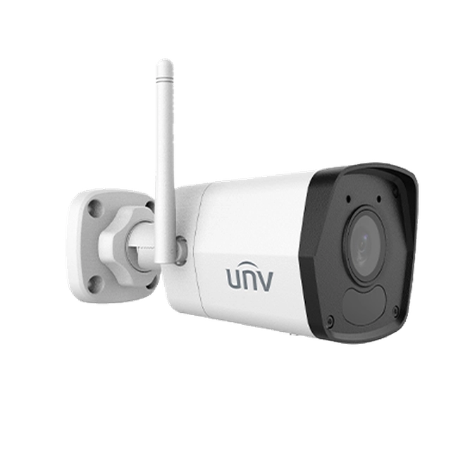 Wi-Fi IP kamera 2MP, Smart IR 30M, objektyvas 2.8mm, IP67, Integruotas mikrofonas, kortelės lizdas - UNV IPC2122LB-AF28WK-G