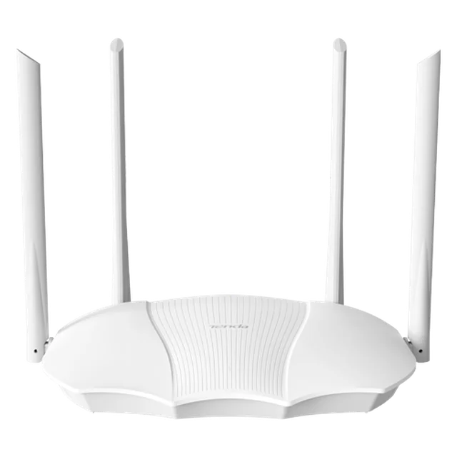 Wi-Fi рутер 6, DualBand 2.4Ghz/5GHz, 574+2402Mbps, 4x6dBi, 4 Гигабитови портове - TENDA RX9