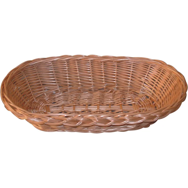 Wicker basket oval 21x16 cm