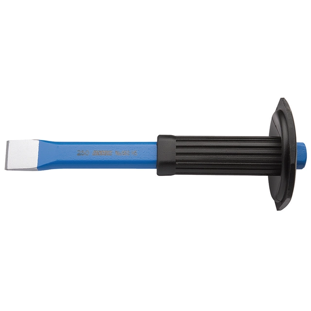 Wide chisel with protective handle 250