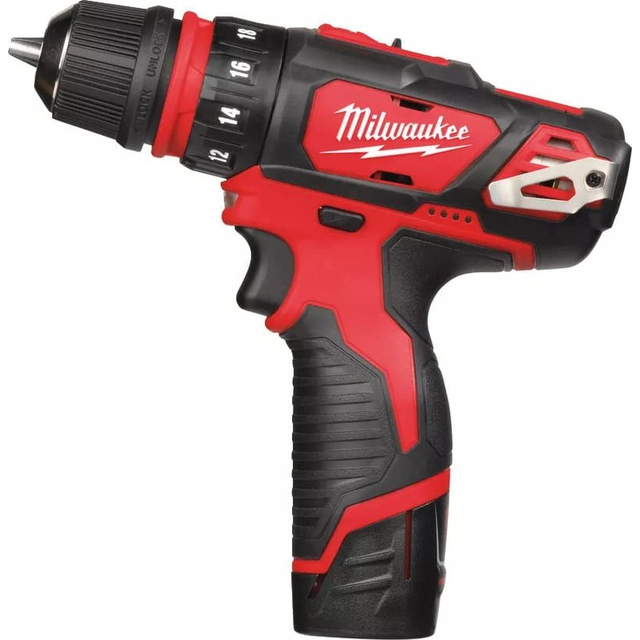 Wiertarko-wkrętarka Milwaukee M12 BPD-202C 12 V 2 x accumulateur 2 Ah