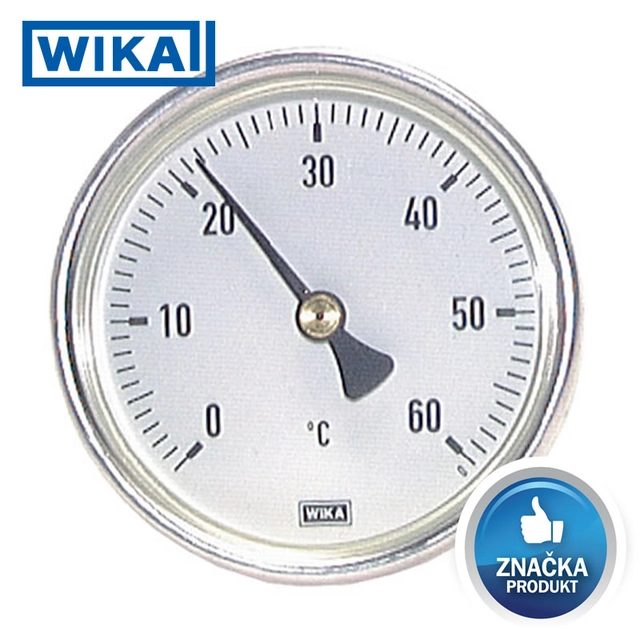Wika Aluminum thermometer 63mm 0 ° C / + 200 ° C well 60mm