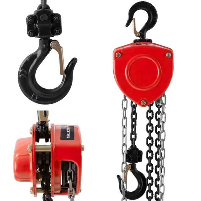 Winch chain hoist chain hoist 1000 kg / 6 m