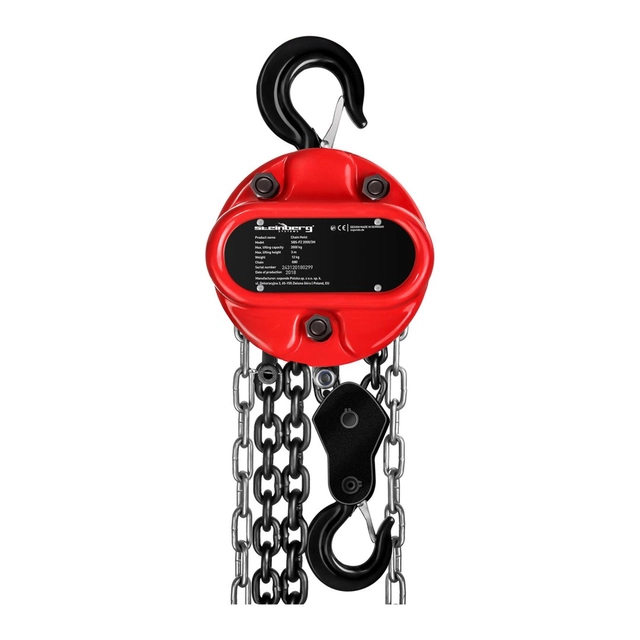 Winch chain hoist chain hoist 2T / 3m