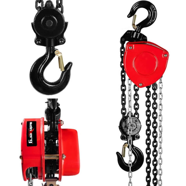 Winch chain hoist chain hoist 3000 kg / 5 m