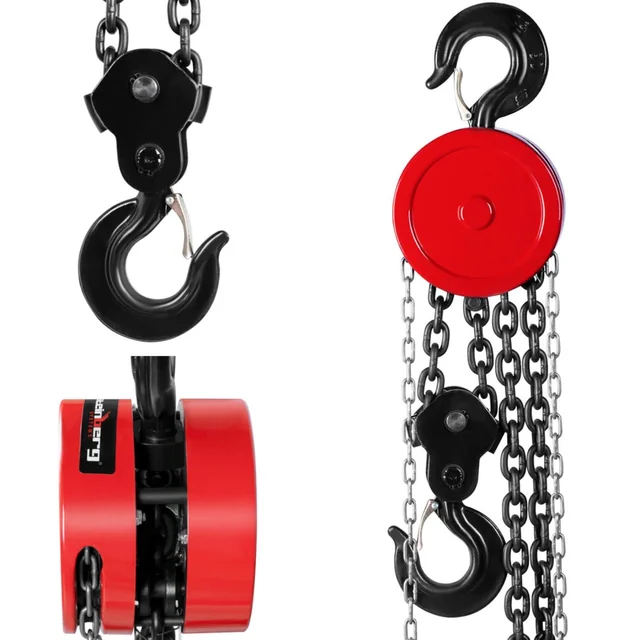 Winch chain hoist manual chain hoist 5000 kg / 3 m