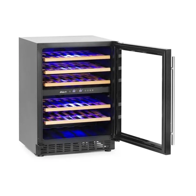 Wine fridge 2-strefowa 46 bottles 154L Hendi 237588