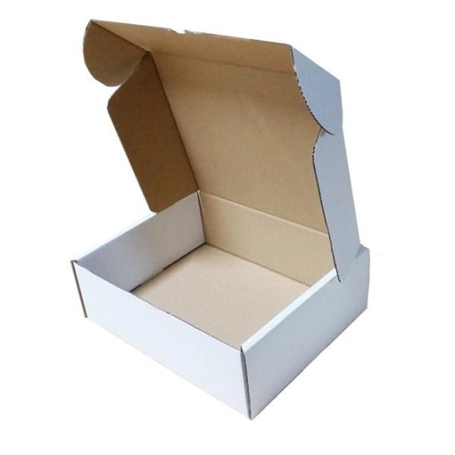 Witte zelfvormende doos 300x250x100 MM