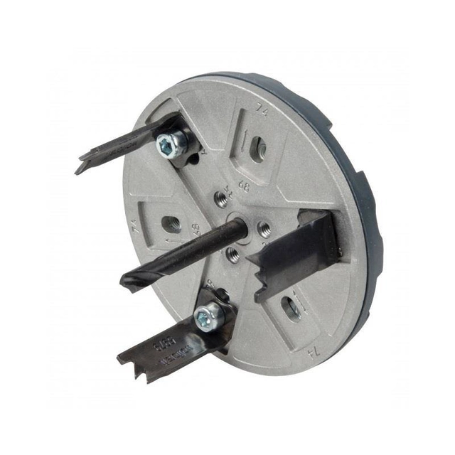 Wolfcraft adjustable hole saw - electrical installations 35-83 mm