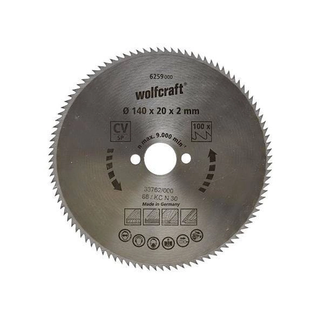 Wolfcraft CV 150/16 mm circular saw - precise cuts