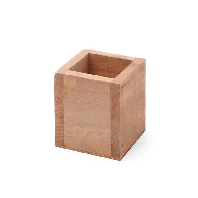 Wooden utensil tray 80x80x95 mm