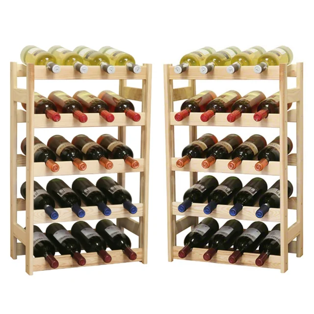 Wooden wine rack RW-1 /20 bottles/ Natural