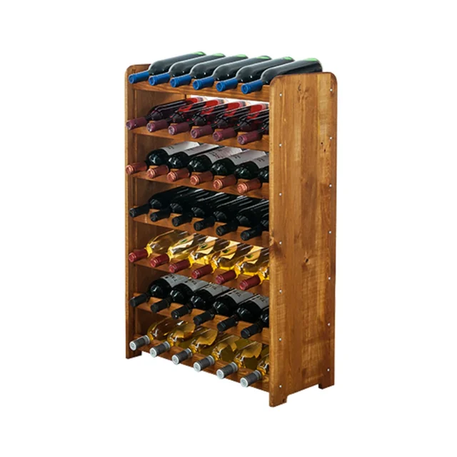 Wooden wine rack - RW31 /for 42 bottles/ Alder