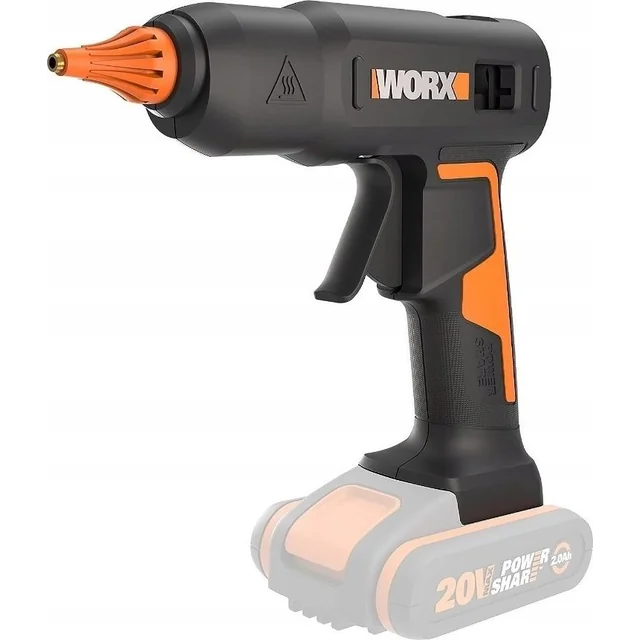 Worx liimipüstol Juhtmeta liimipüstol 20V WORX WX045.9