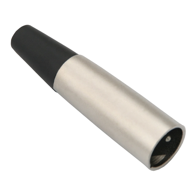 XLR-microfoonstekker 3P voor gladde kabel 1 St