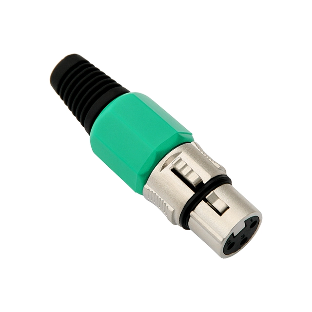 XLR-mikrofonuttag 3P för kabel 1 vardera