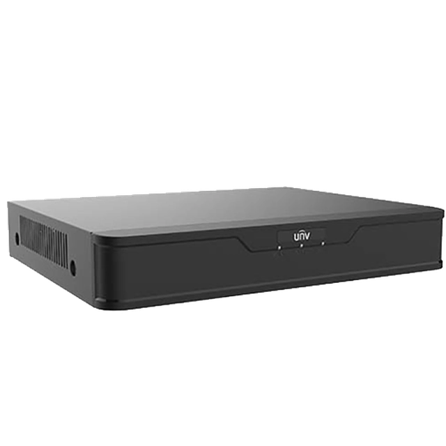 XVR Easy Hybrid-serien, 16 AnalogHD-kanaler 5MP lite + 8 IP-kanaler maks. 8MP, Lyd over koaksial, H.265 - UNV XVR301-16G3