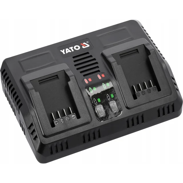 Yato charger YATO DOUBLE CHARGER 18V 2.2A