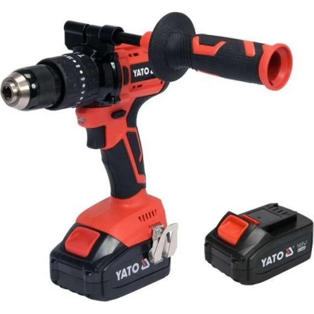 Yato gręžtuvas / suktuvas YATO IMPACT DRILL / DRIVEN 18V LI-ION 82791 / 2x3,0Ah 75Nm / VARIKLIS BE šepetėlių